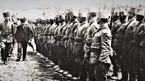 Independence army marching